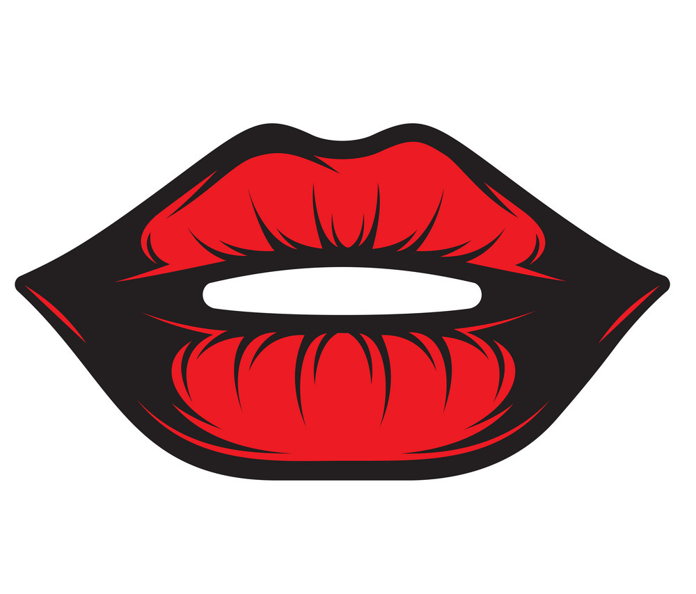 Red Lips clipart free