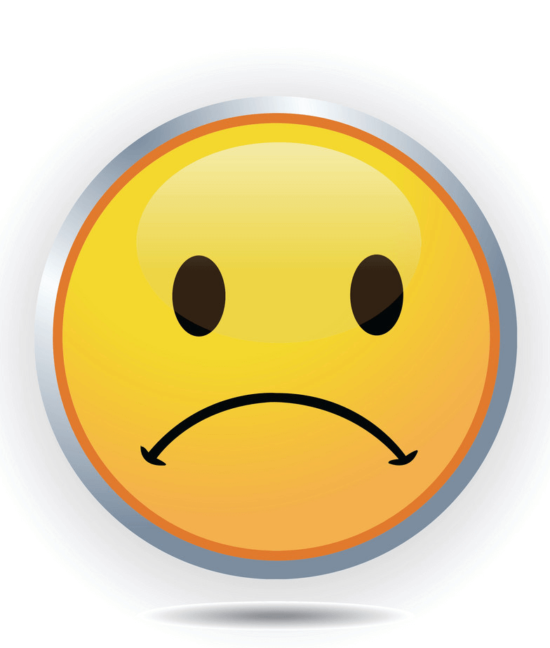 Sad Face Emoji clipart png