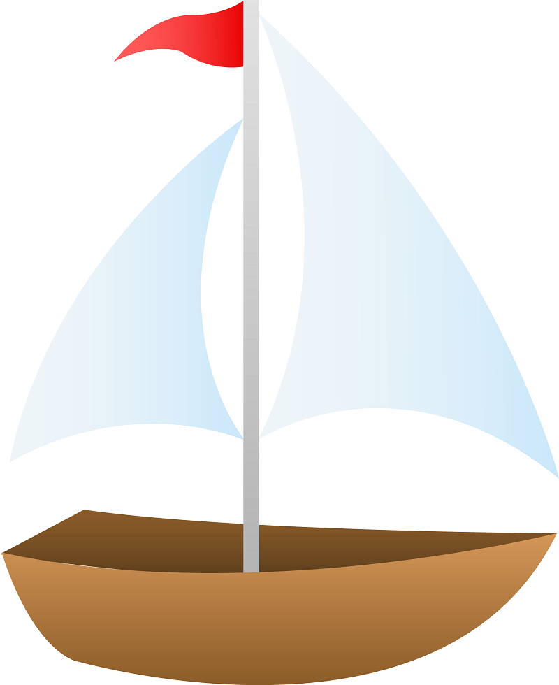 Sailboat clipart 1