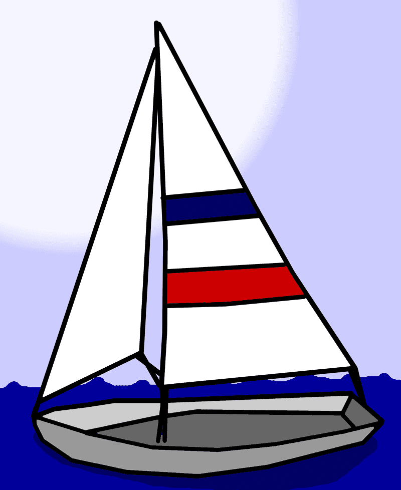 Sailboat clipart 8