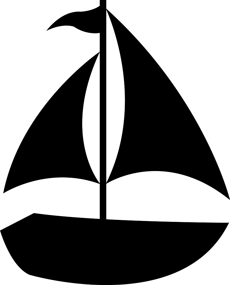 Sailboat clipart free
