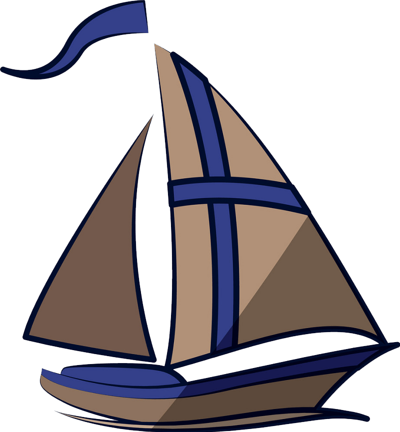 Sailboat clipart transparent 1