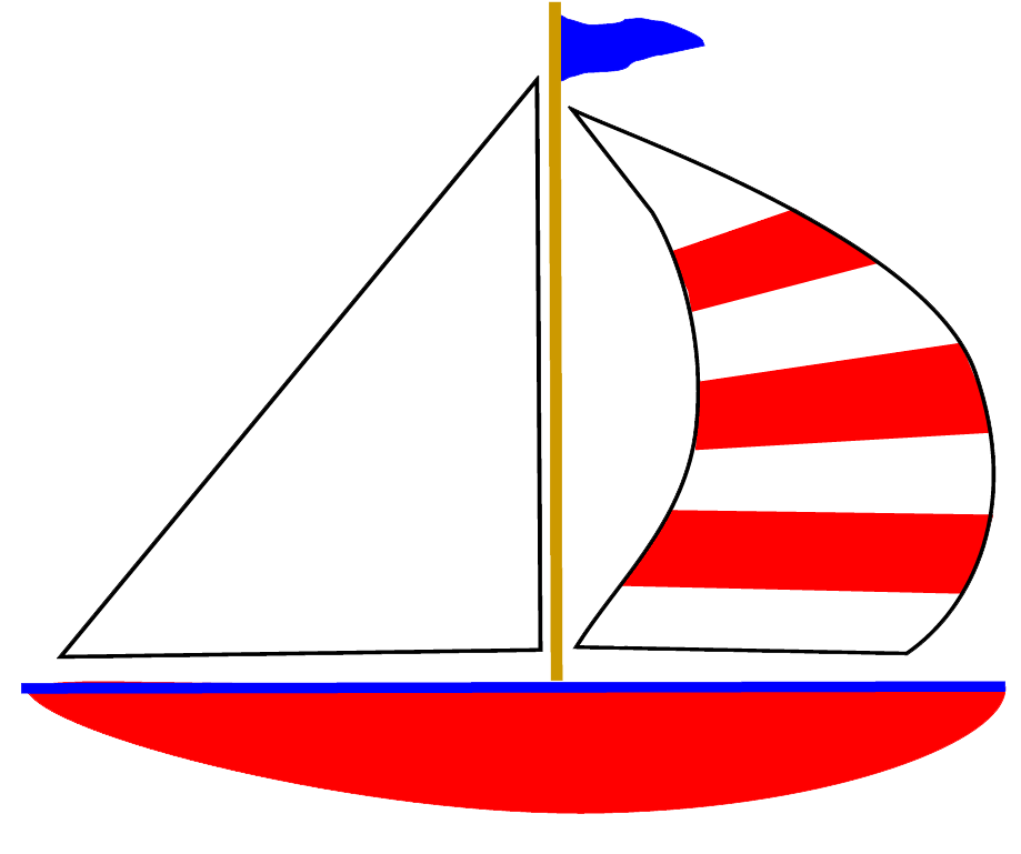 Sailboat clipart transparent 4