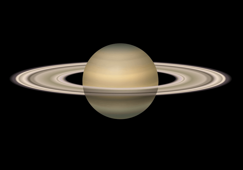 Saturn Clipart Black Background 1