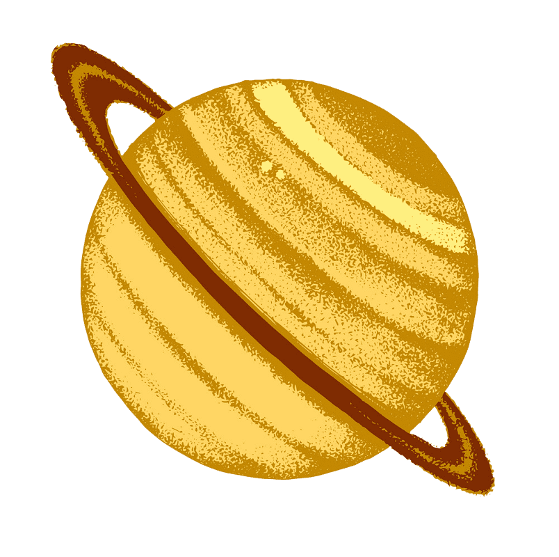 Saturn Planet clipart transparent 1