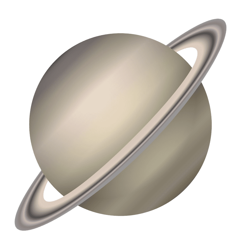 Saturn Planet clipart transparent
