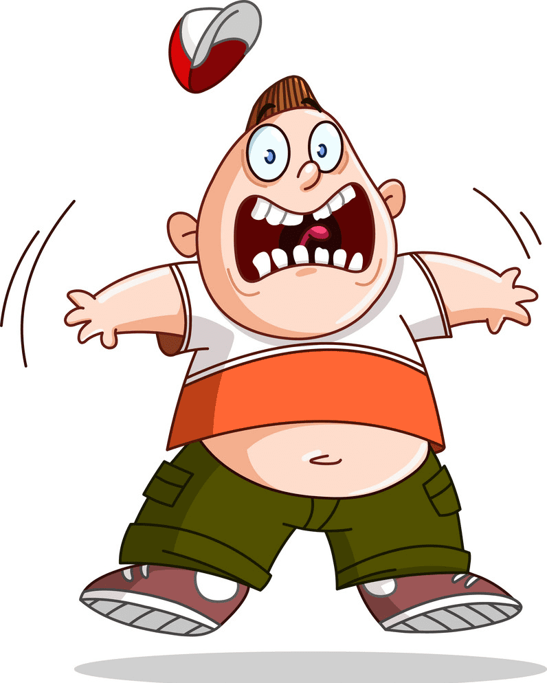 Scared Boy clipart 3