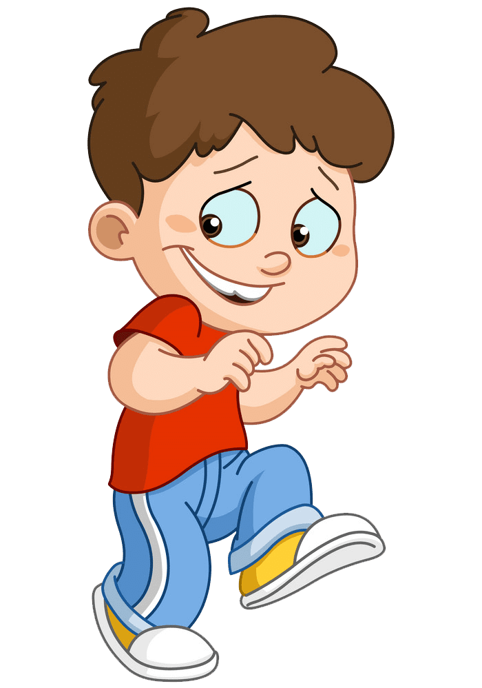 Sneaking Boy clipart transparent
