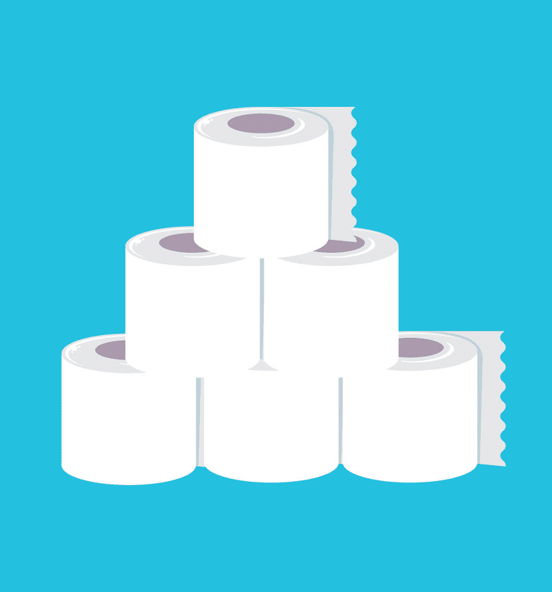 Stack Toilet Paper clipart