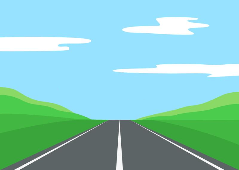 Straight Road clipart 3