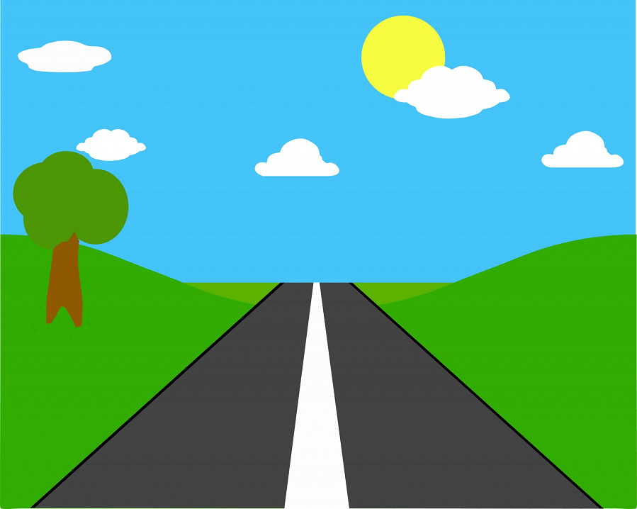 Straight Road clipart 4