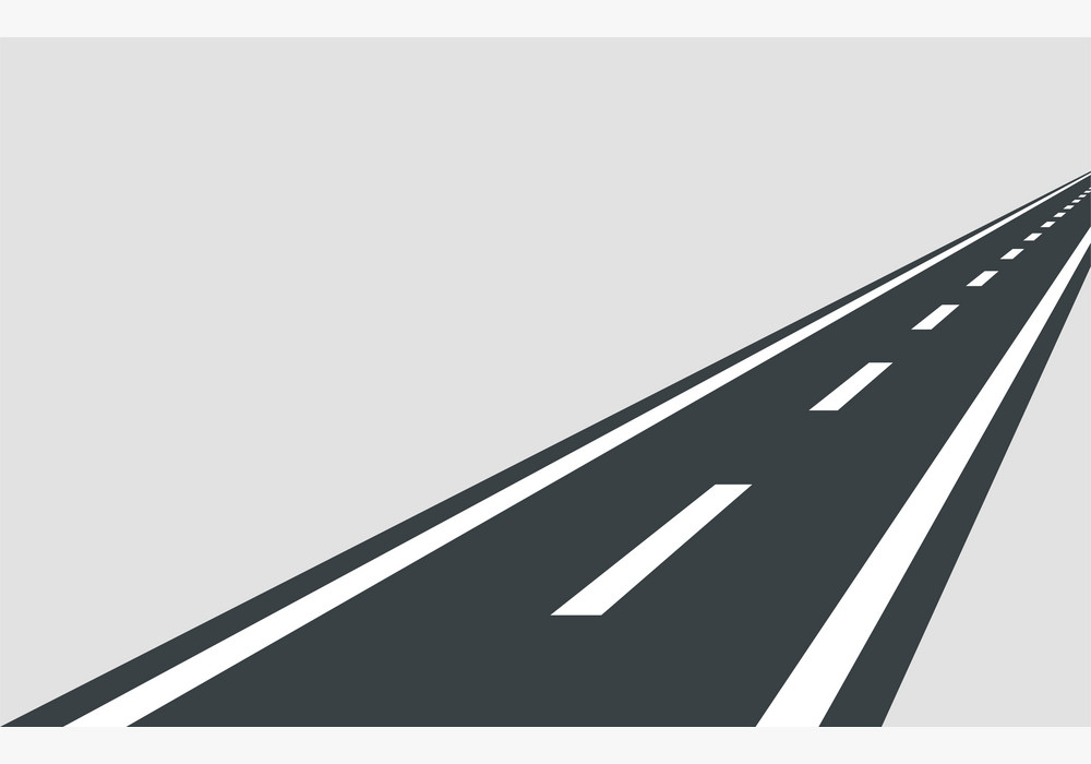 Straight Road clipart free
