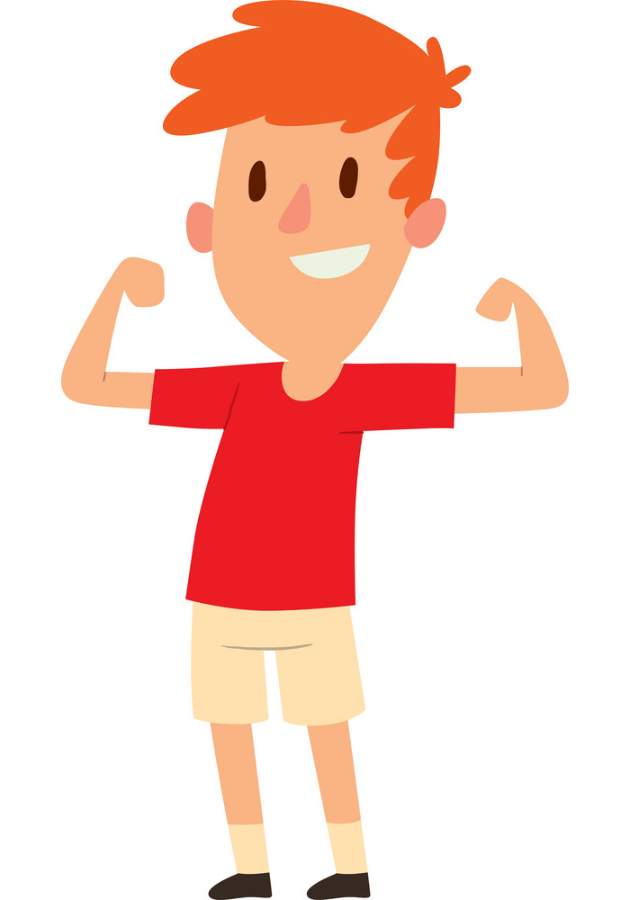 Strong Boy clipart png