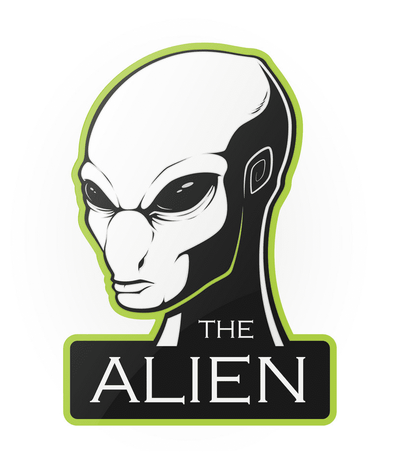 The Alien Head clipart
