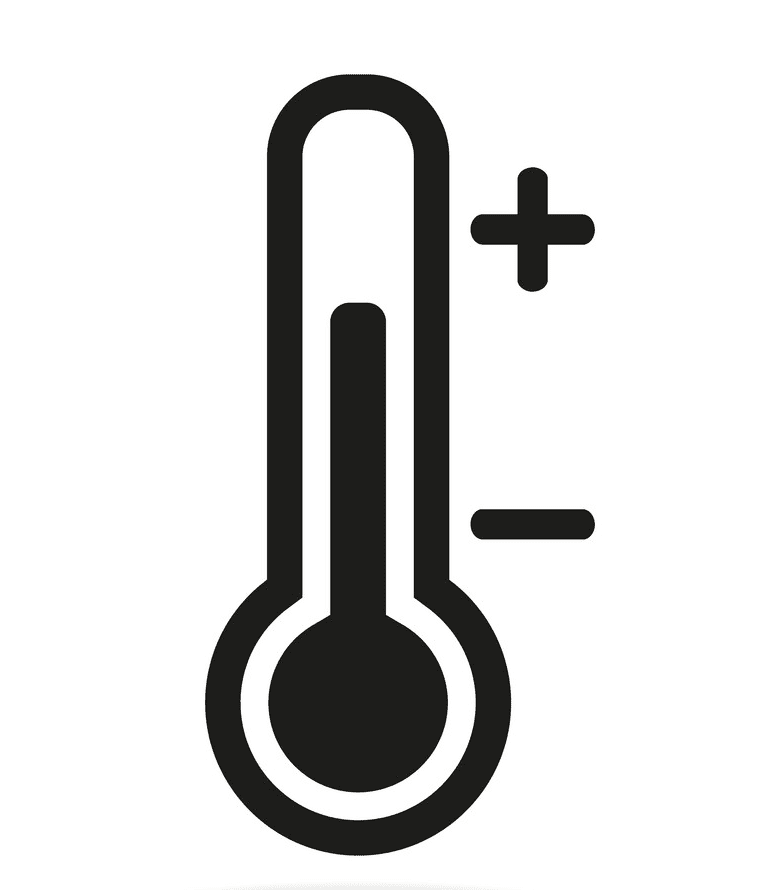 Thermometer Clipart Black and White 4