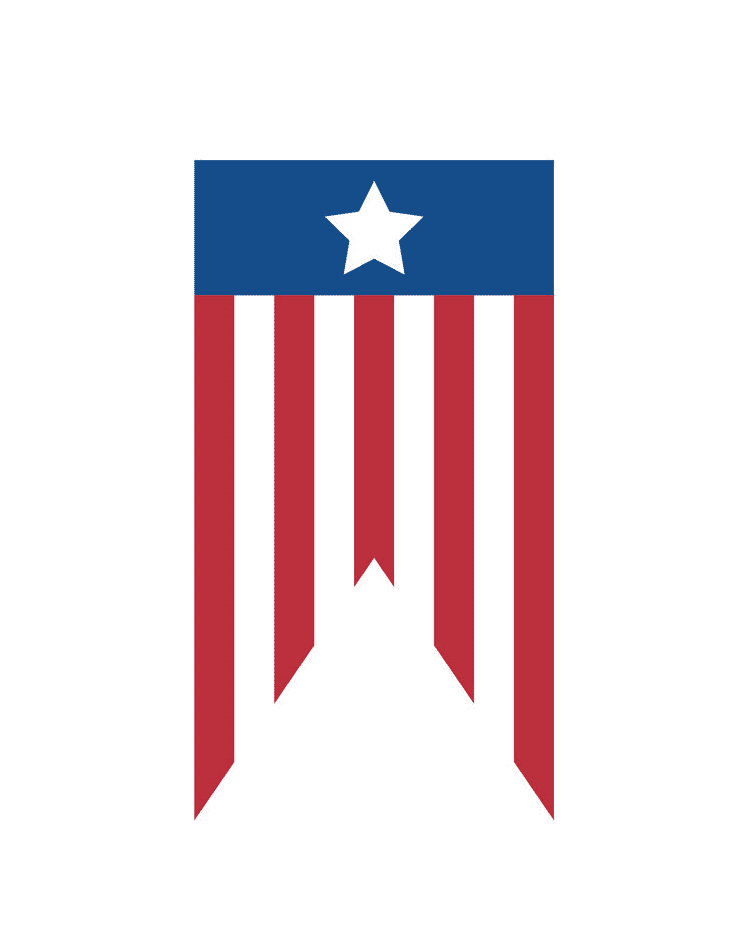 USA Flag Banner clipart