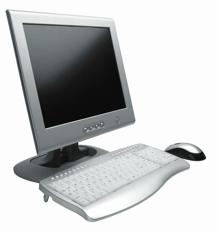 White Computer clipart
