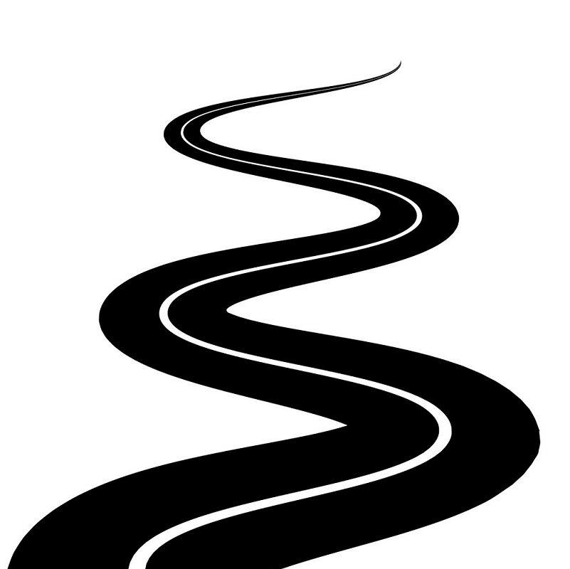 Winding Road clipart 1