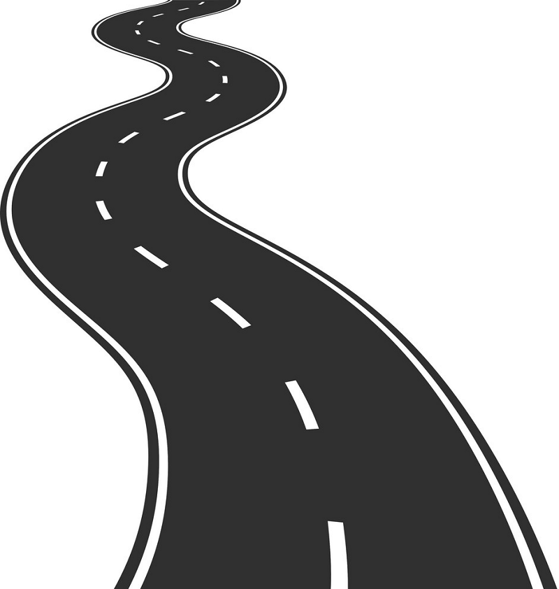 Winding Road clipart 3