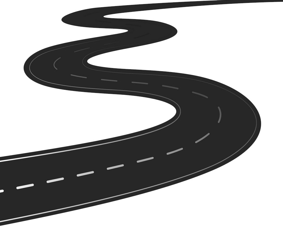 Winding Road clipart transparent 1
