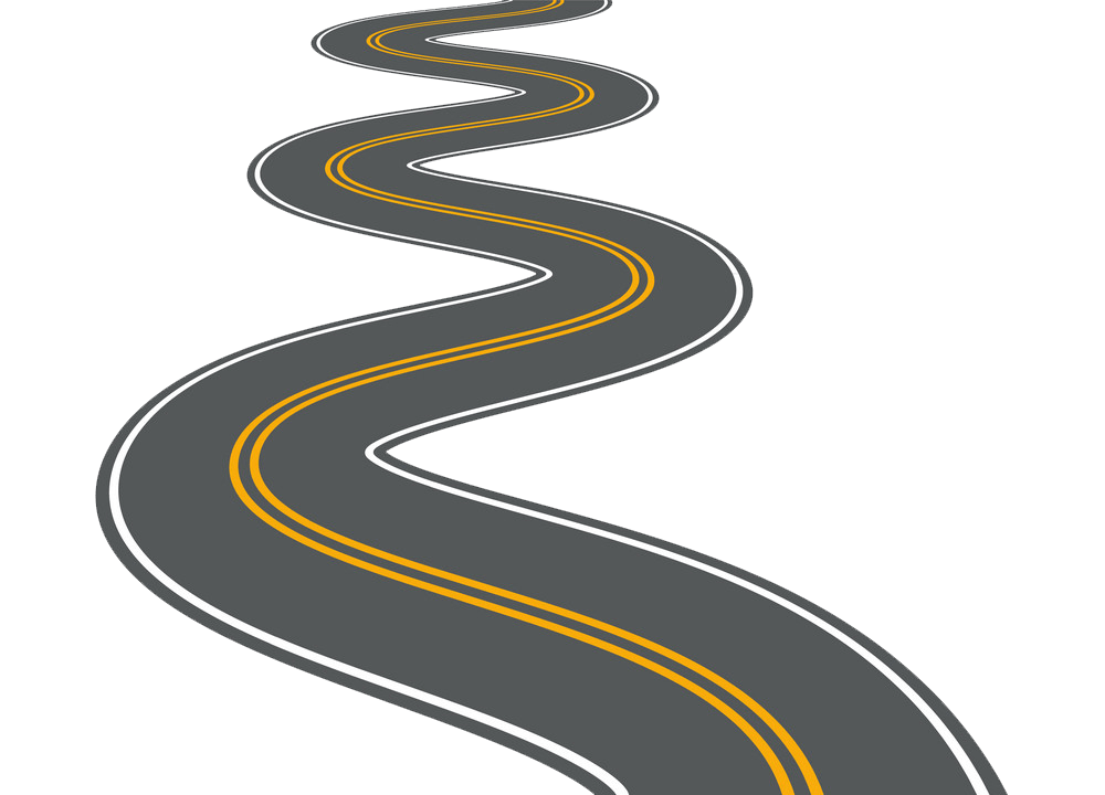 Winding Road clipart transparent 2