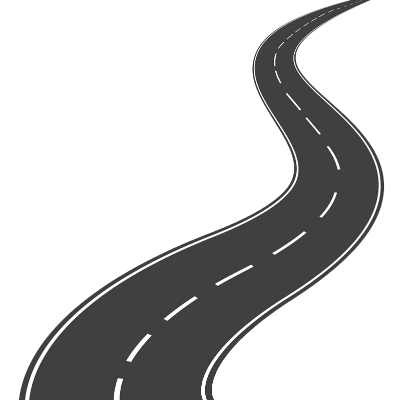 Winding Road clipart transparent 3