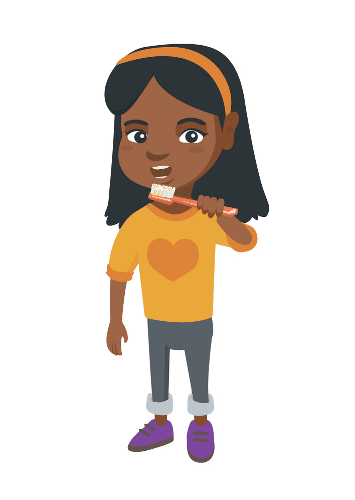 African American Girl clipart 2