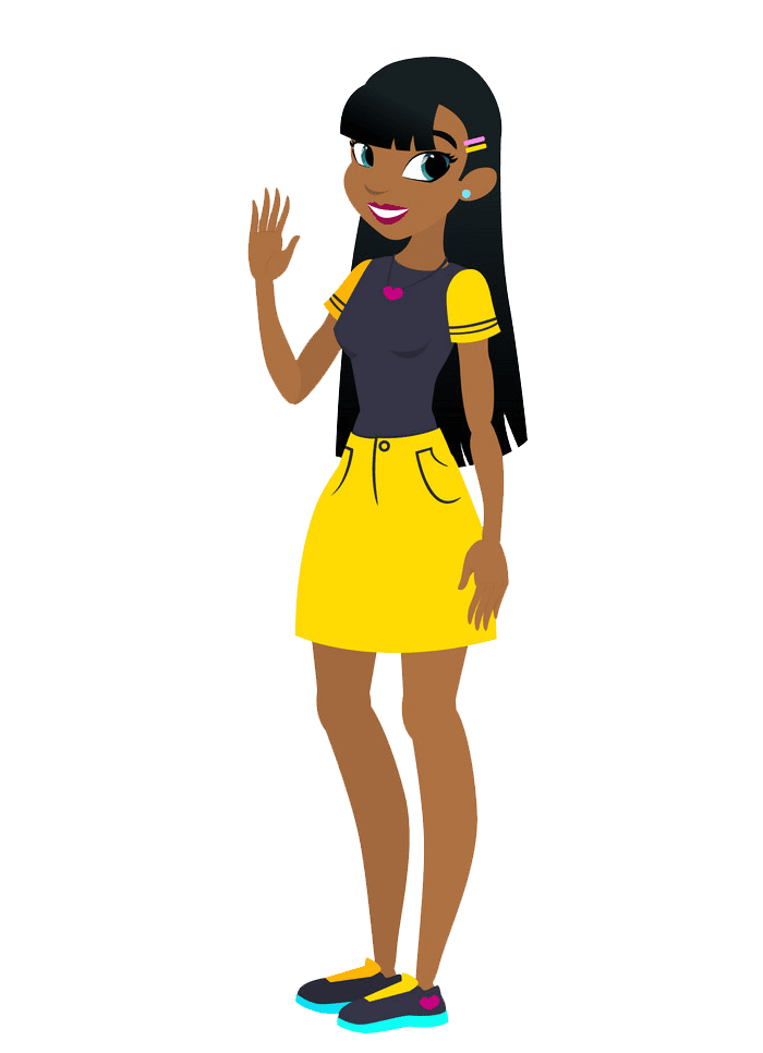 African American Girl clipart transparent 1