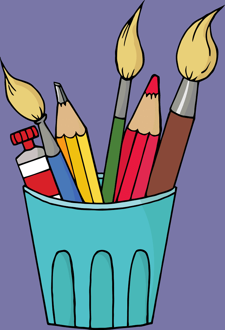 Art Supplies clipart free image