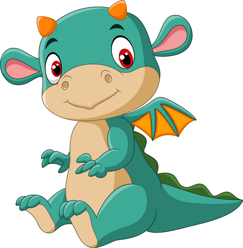 Baby Dragon clipart 2