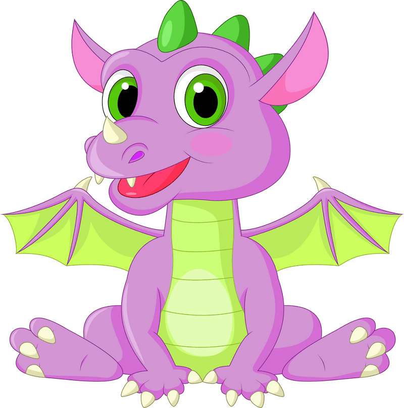 Baby Dragon clipart 4