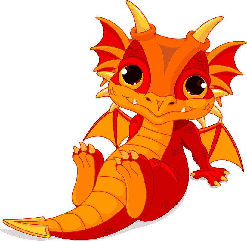 Baby Dragon clipart free