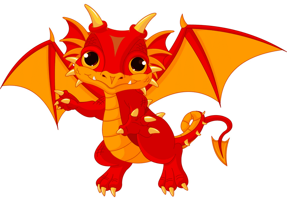 Baby Dragon clipart