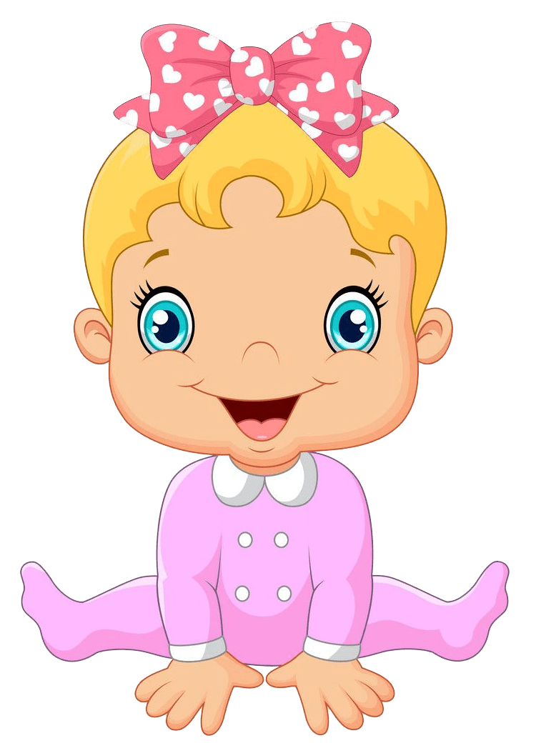 Baby Girl clipart transparent 1