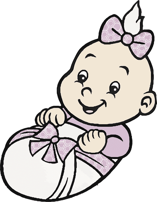 Baby Girl clipart transparent 5