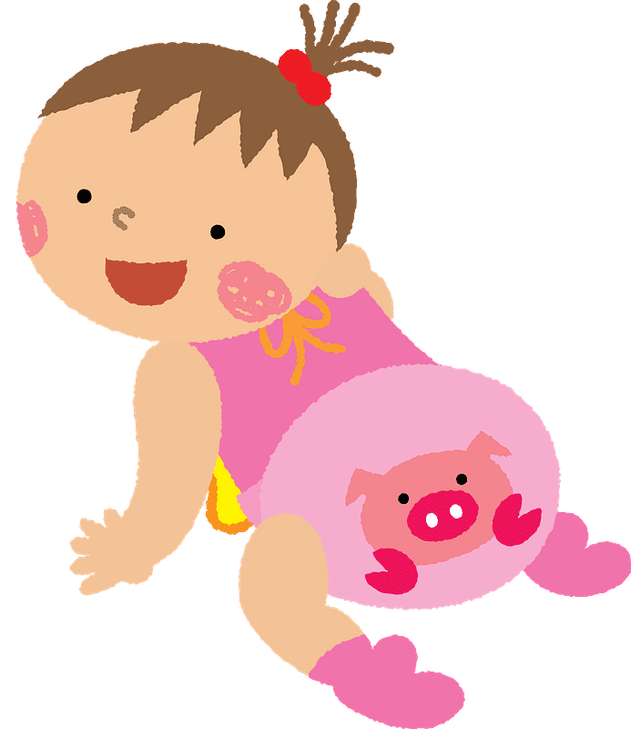 Baby Girl clipart transparent 7