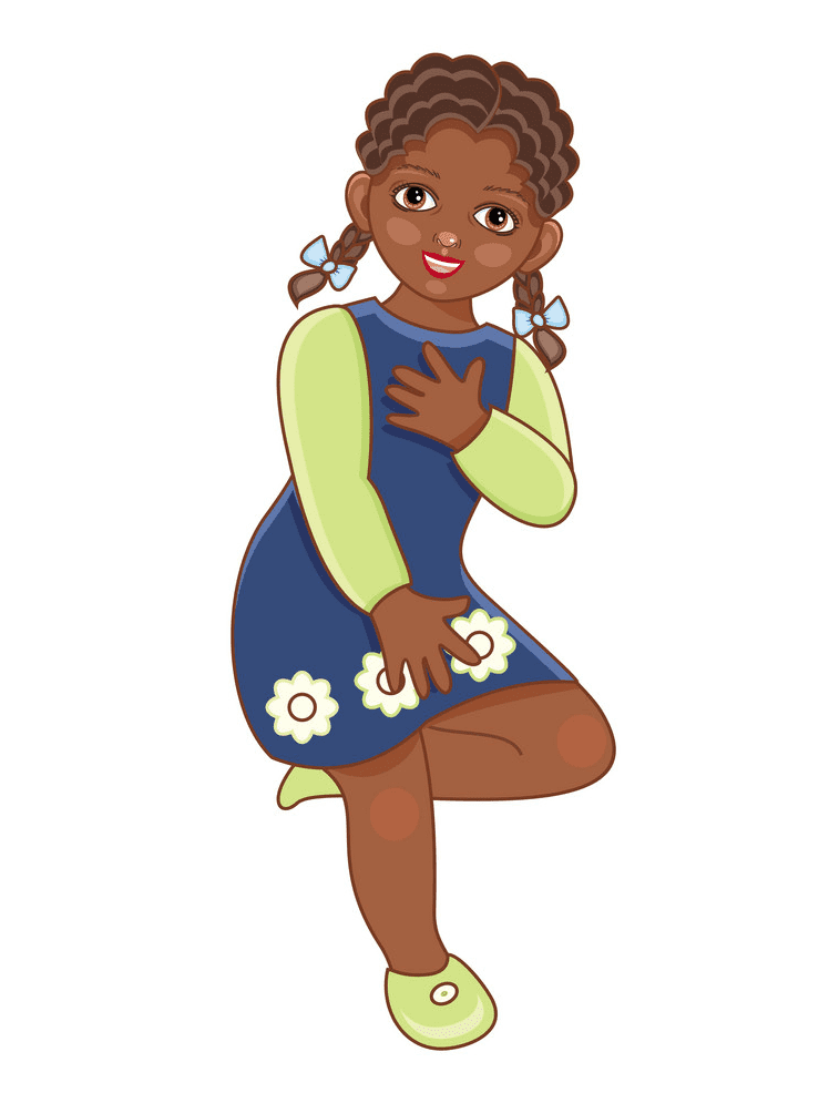 Black Girl clipart 1