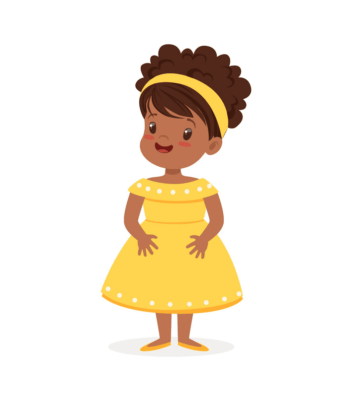 Black Girl clipart free