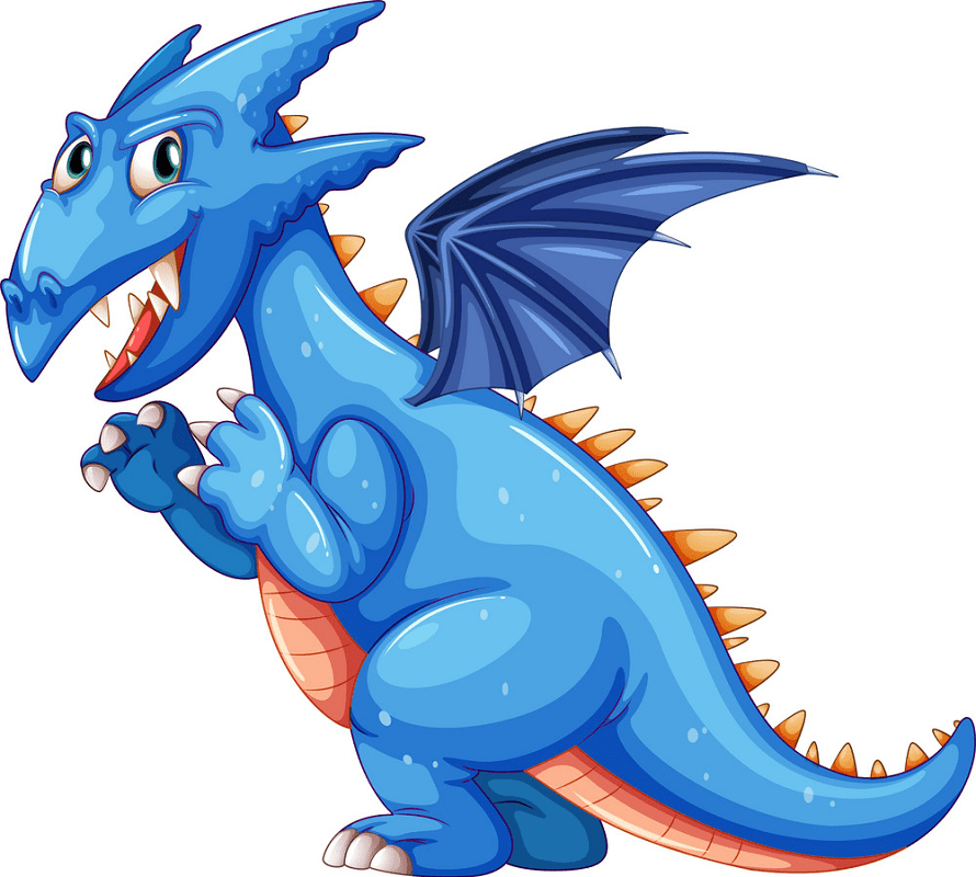 Blue Dragon clipart