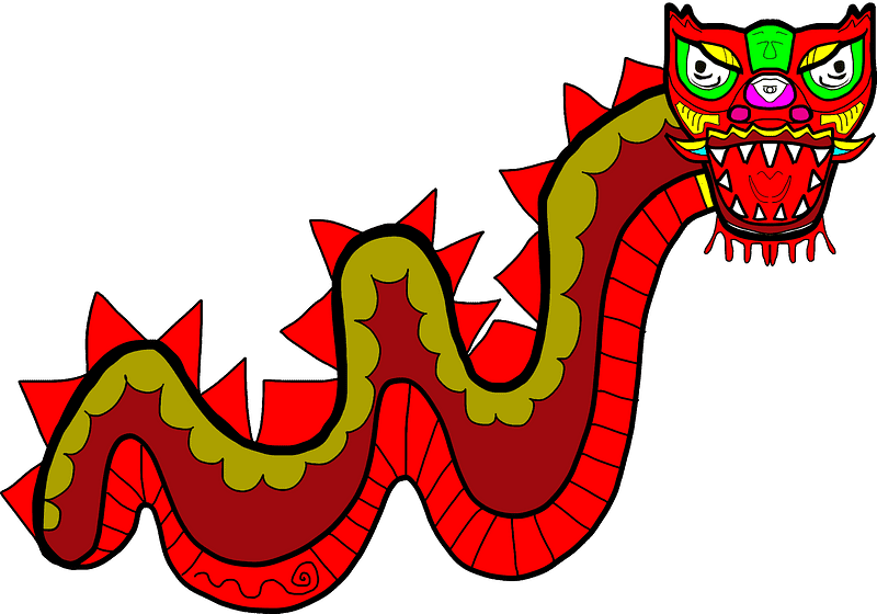 Chinese Dragon clipart transparent 2