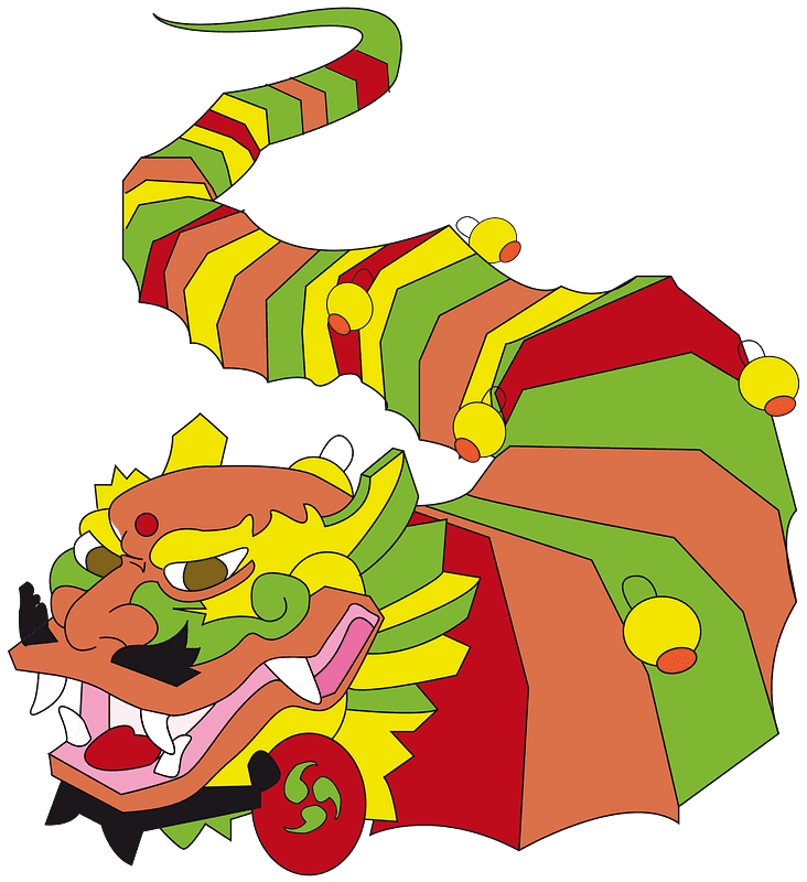Chinese Dragon clipart transparent 6