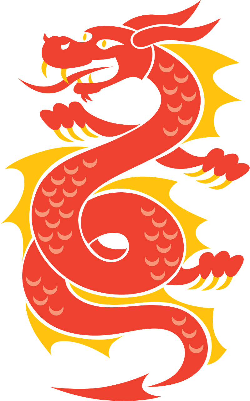 Chinese Dragon clipart transparent