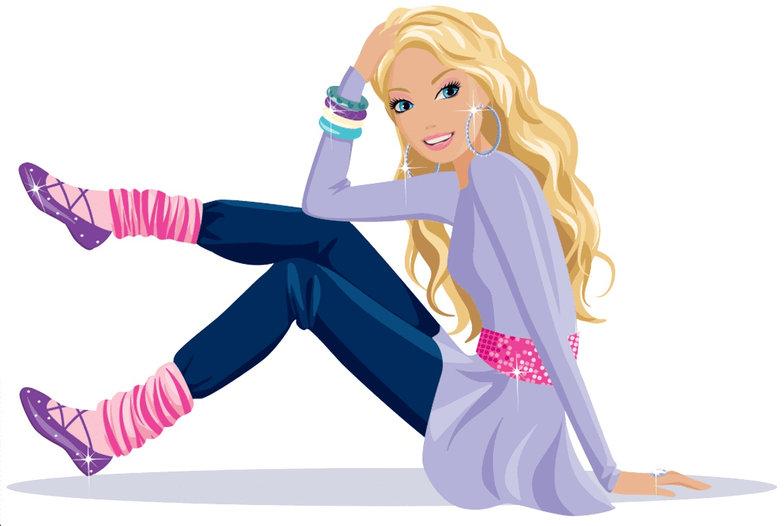 Clipart Barbie png free