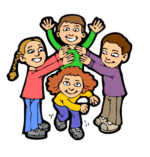 Clipart Friends Playing