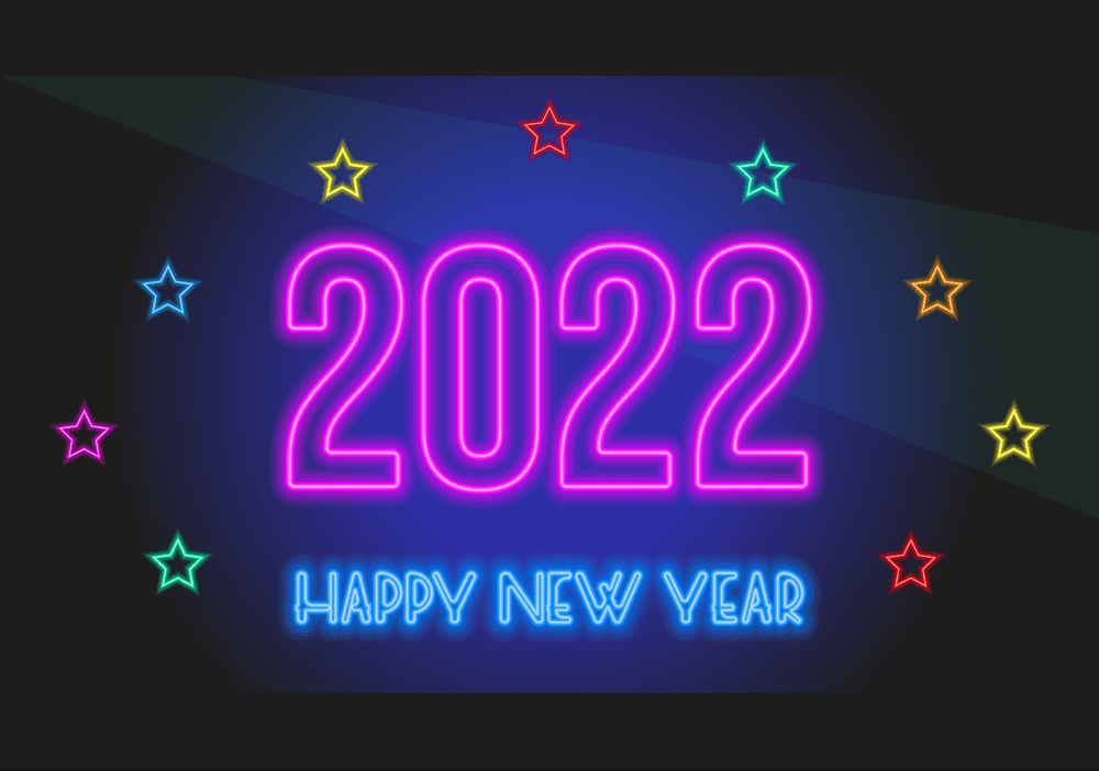 Clipart Happy New Year 2022 png