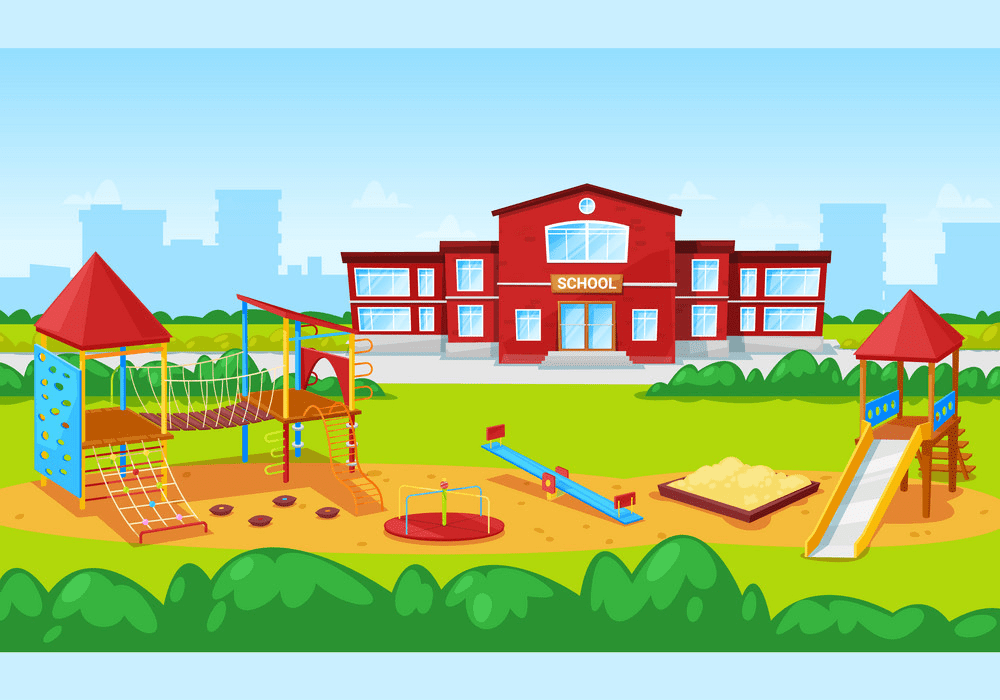 Clipart School Playground png free
