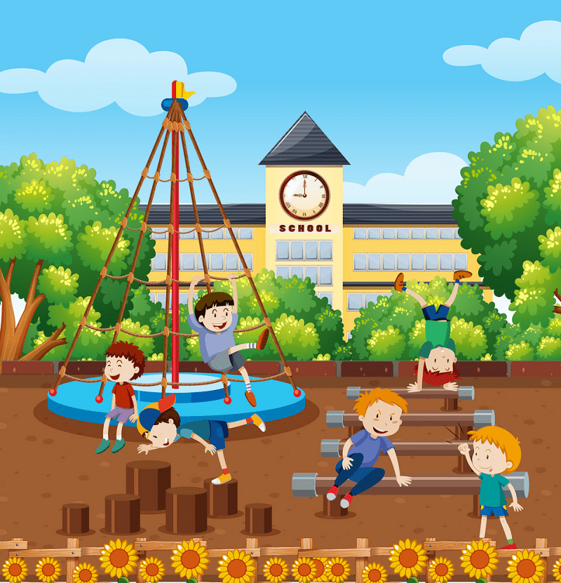 Clipart School Playground png image