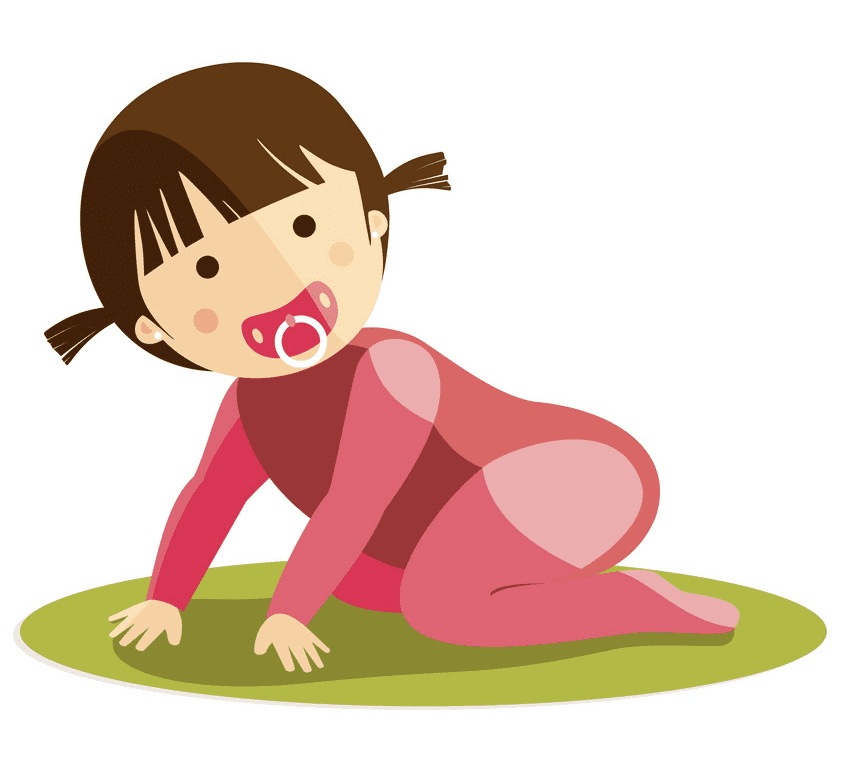 Cute Baby Girl clipart