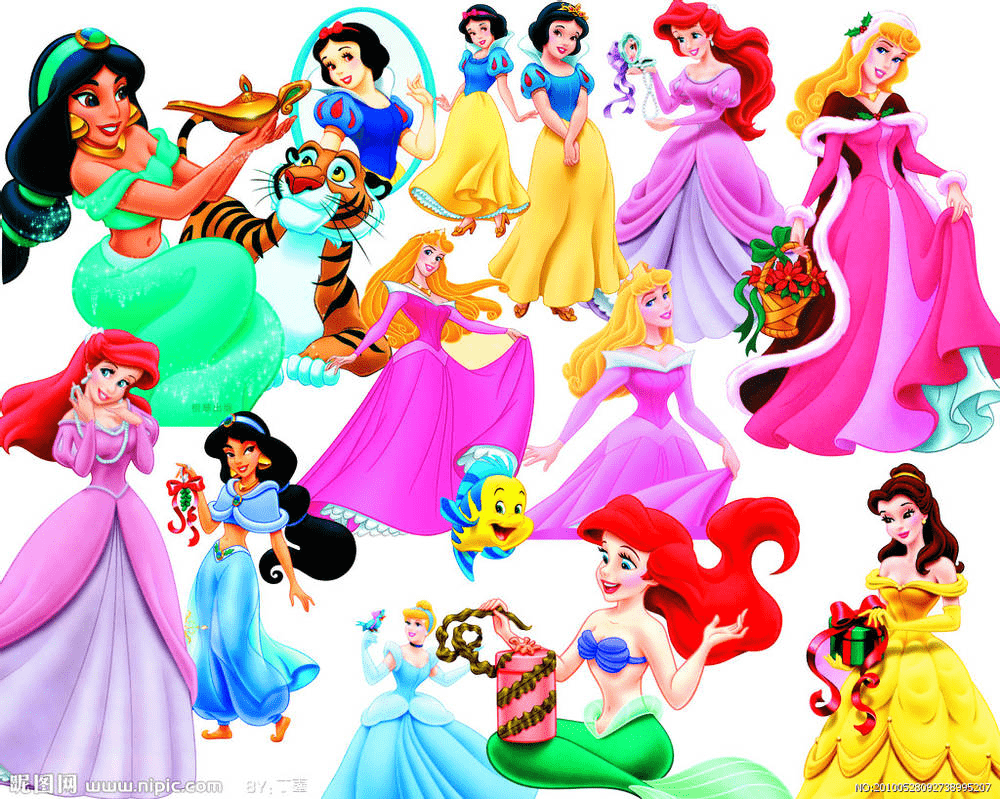 Disney Princesses clipart 2