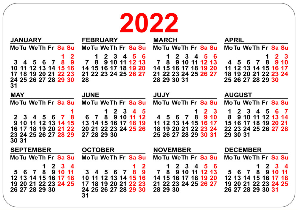 Download 2022 Calendar clipart